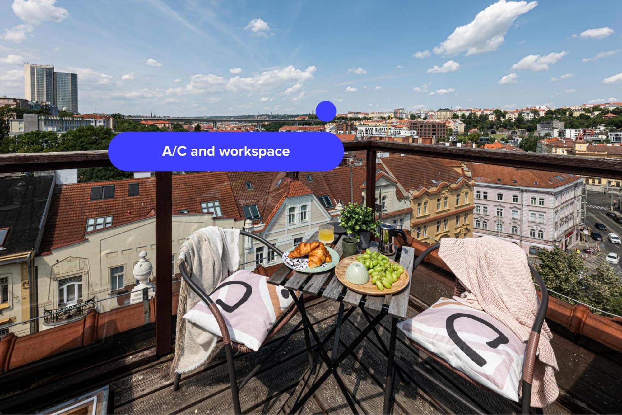 Prague Days - Terrace - Stunning View - Duplex Praga Exterior foto